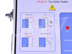 HTJS-V Tan Delta Tester The wiring diagram