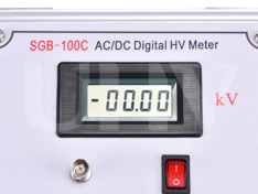 Ac/dc voltage divider display instrument screen