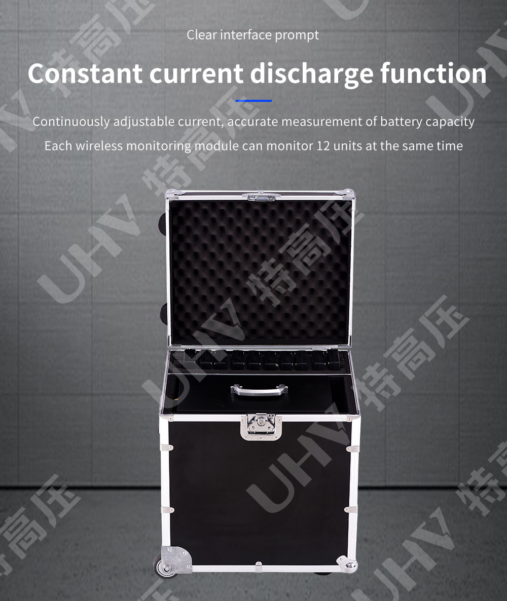Battery discharge meter